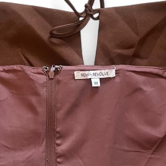 REVOLVE Brown Satin Bandeau - Picture 3 of 4